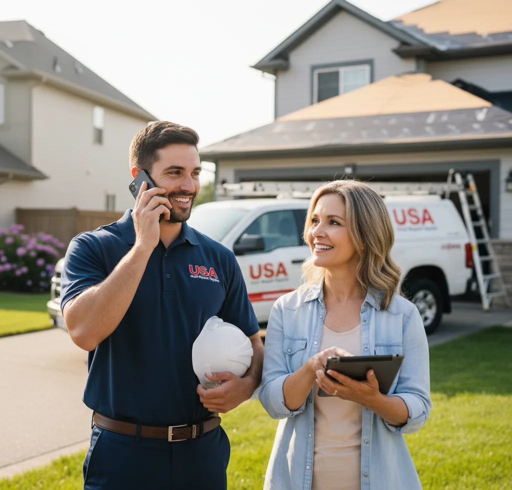 USA Roof Repair Experts customer support in Gretna